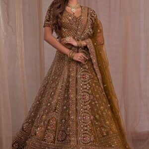 Zariwork Velvet Readymade Lehenga